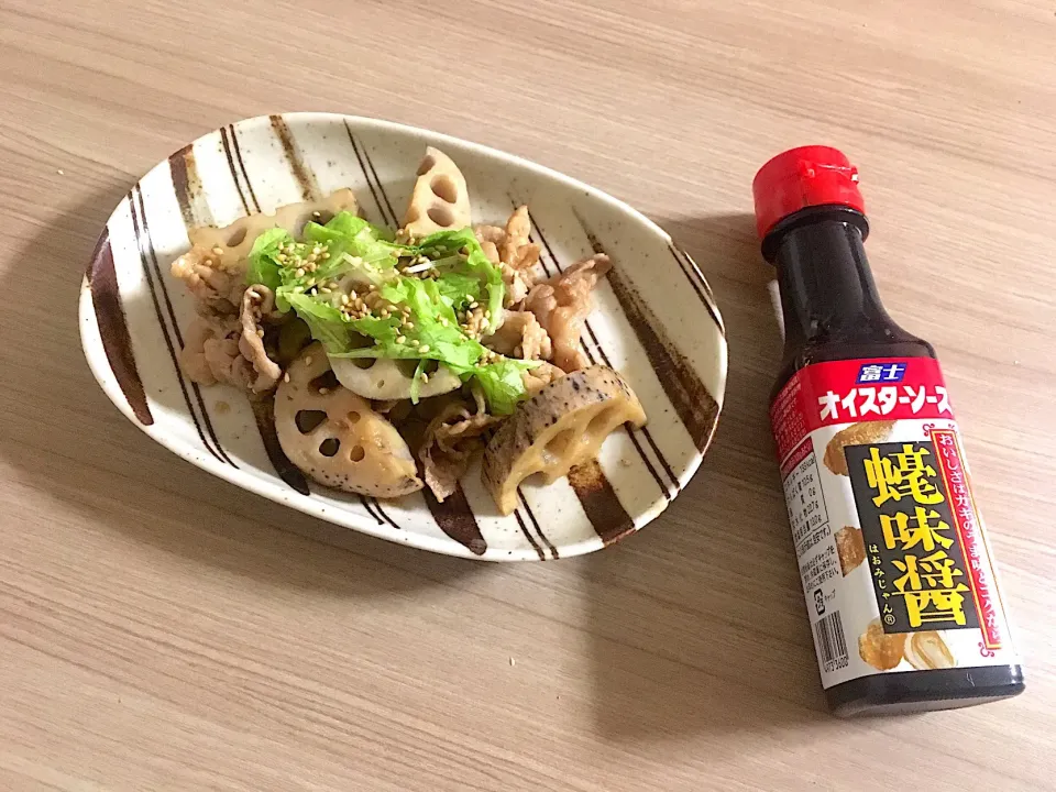 蓮根と豚肉のオイスターソース炒め|michicoさん