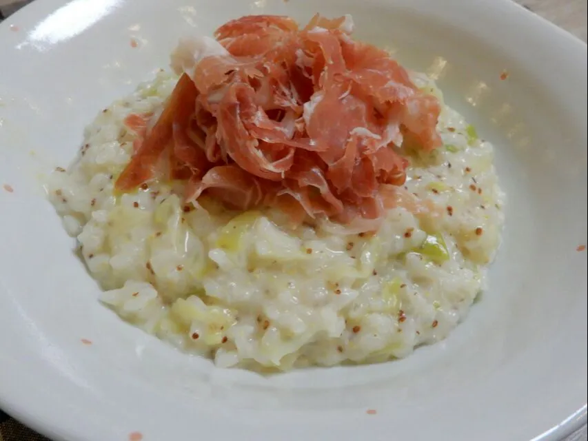 Snapdishの料理写真:risotto jambon sec et au chou|mickamisaさん