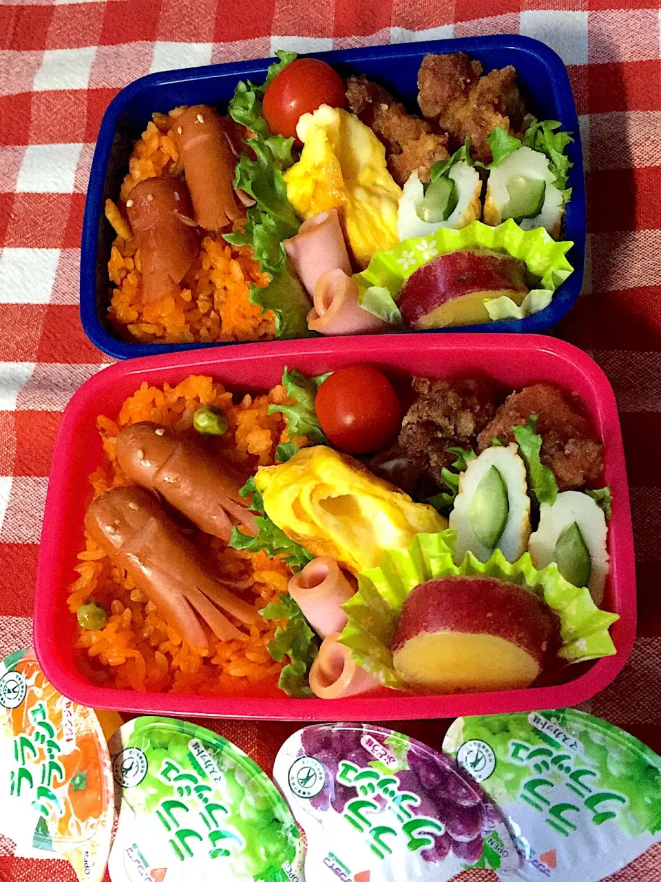 Snapdishの料理写真:長男  四女  児童館
お弁当🍱|しげっちさん