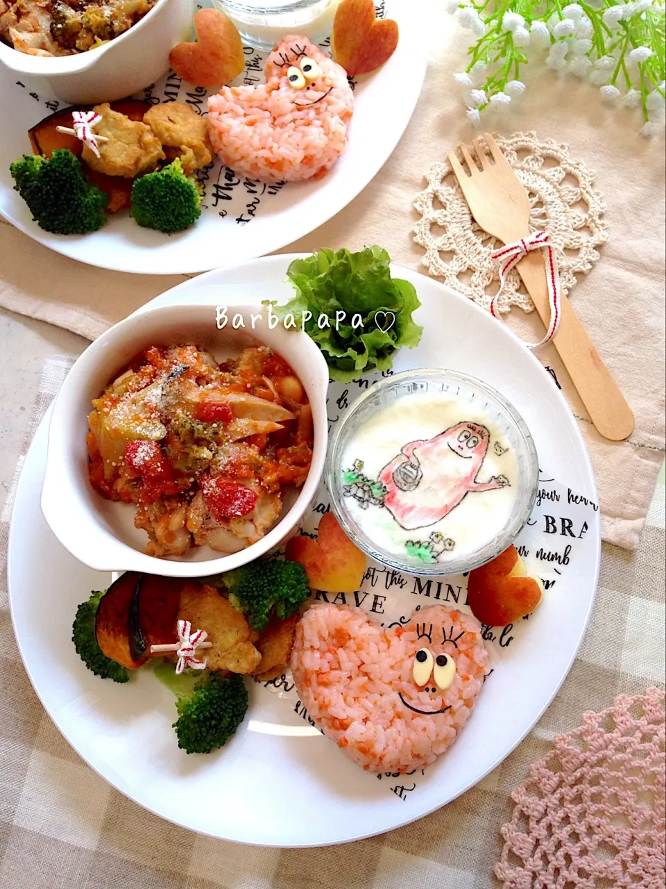 バーバパパなお子さまランチプレート♡ #お子さまごはん  #キャラ弁  #お昼ご飯  # #こどもごはん  #キャラご飯  #おうちごはん  #おうちカフェ  #お子さまランチ  #バーバパパ  #ランチプレート  #お子さまプレート|Ayumi Furukawaさん