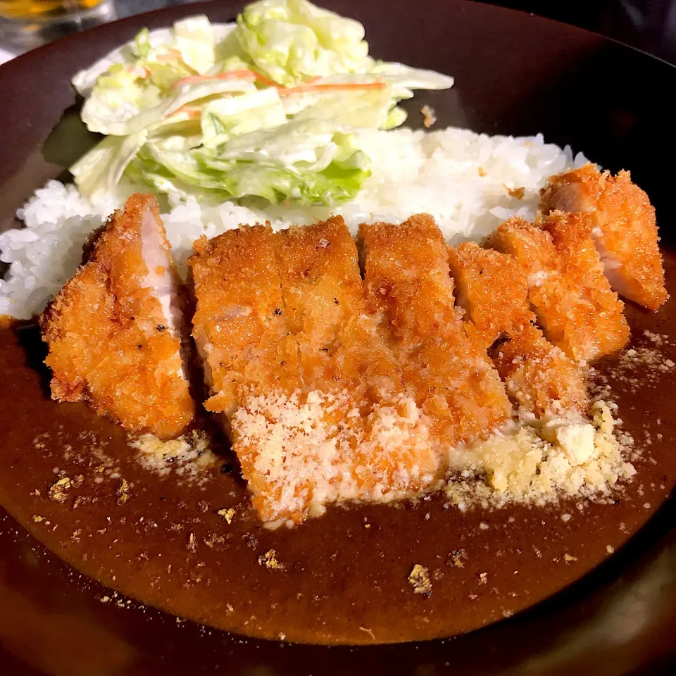 Snapdishの料理写真:ロースカツカレー|Junya Tanakaさん