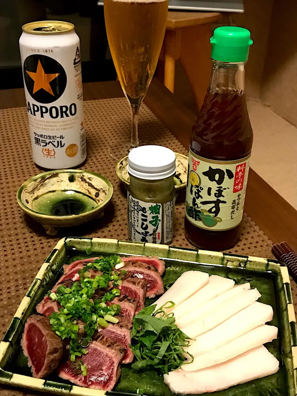 Snapdishの料理写真:馬刺しのタテガミとたたき|izunさん