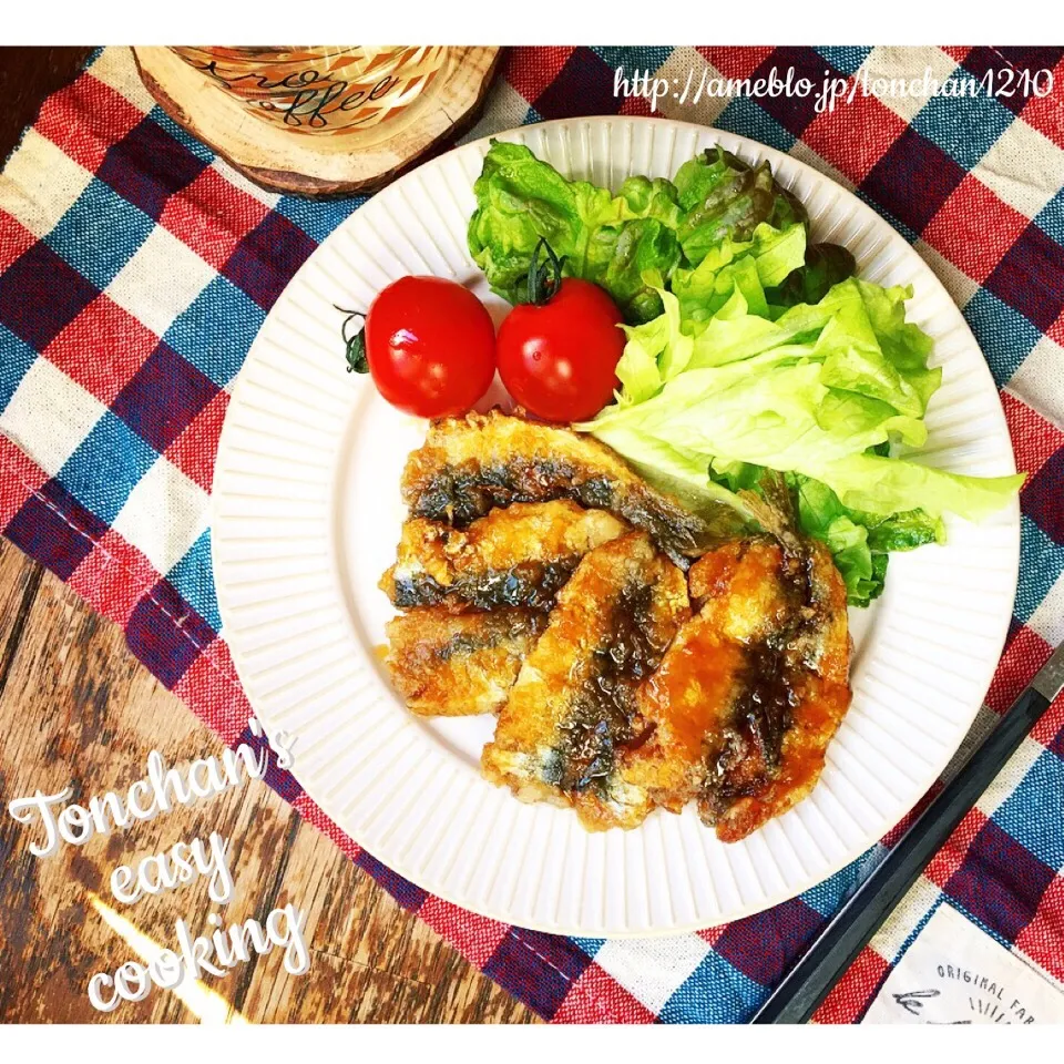 簡単！子ども喜ぶ！いわしの甘辛照り焼き | Tonchan's easy cooking

 #簡単ランチ  #おうちカフェ  #簡単レシピ  #カフェ  #簡単  #かんたん  #簡単料理  #簡単おうちカフェ  #つくりおき #鰯  #魚料理  #魚|tonchanさん