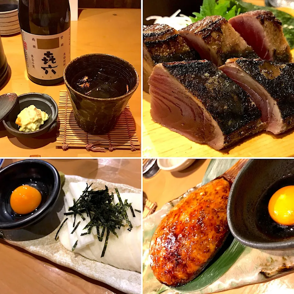 Snapdishの料理写真:最近シュフ業の拒否権発動が激しすぎますわ🐟でも、藁焼きカツオのタタキを塩でいただくのはグッドでございますわ😋|にゃあ（芸名）さん