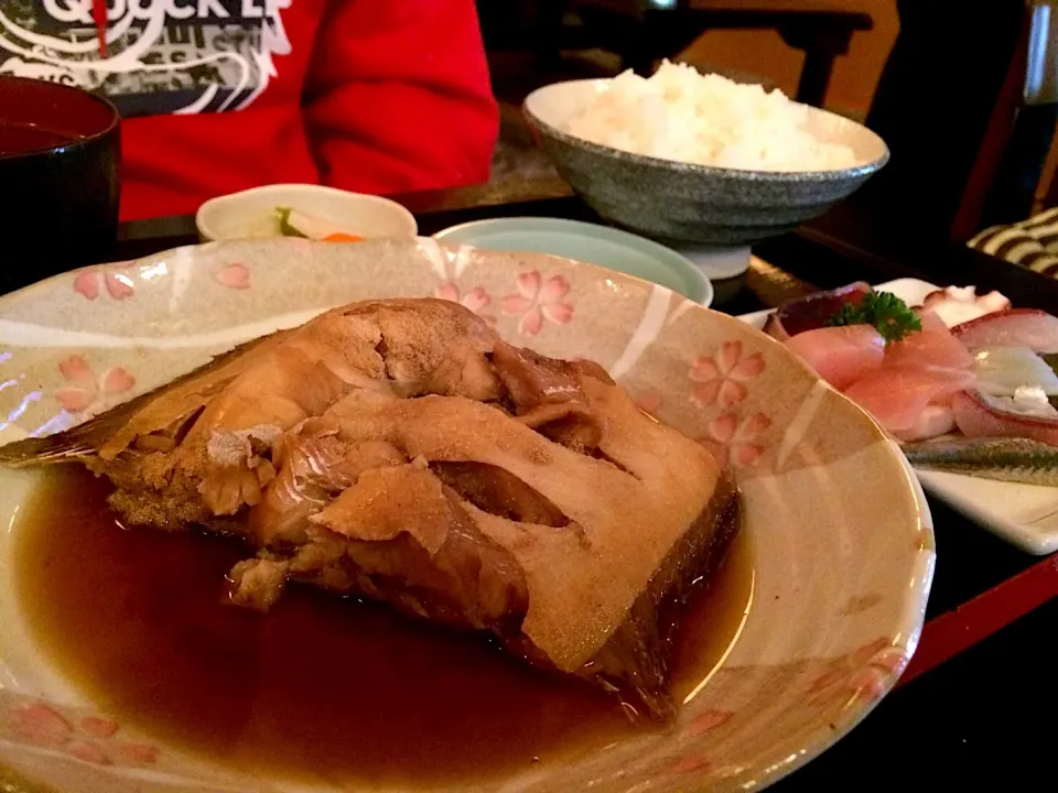 カレイの煮付け定食|aki&haru&natsuさん