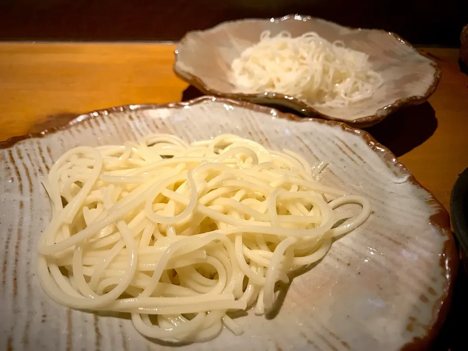 壱兆庵 〆そうめん2種|半田手延べそうめんの店 阿波や壱兆さん