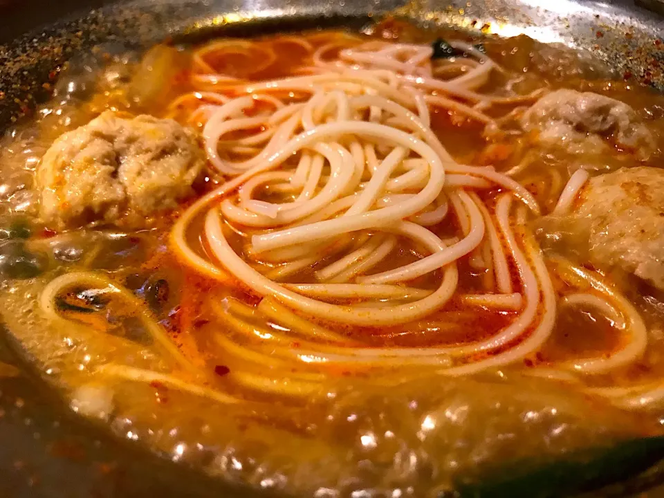 壱兆庵 鶏団子鍋〆そうめん半田|半田手延べそうめんの店 阿波や壱兆さん