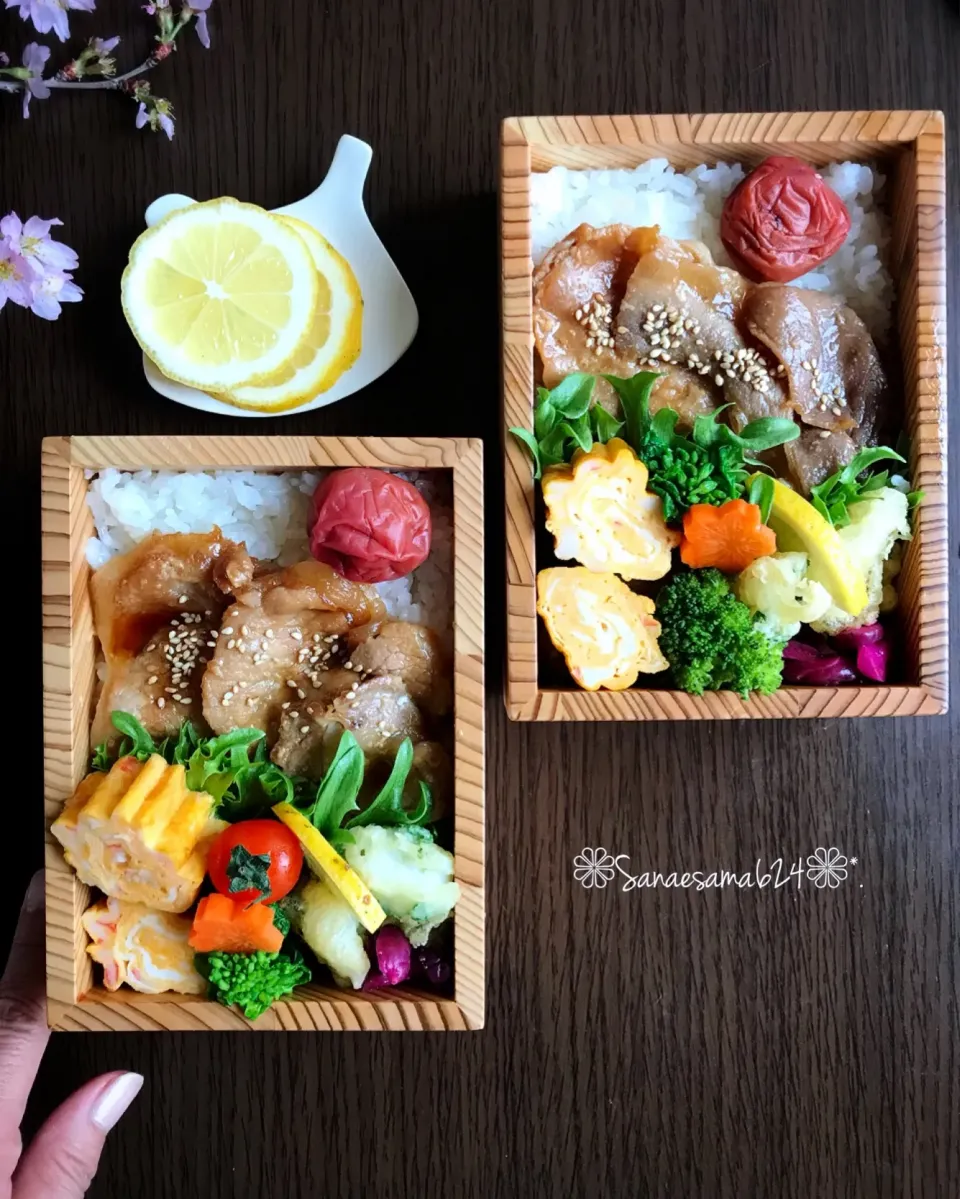 娘と私のお弁当  豚丼|さえちゃんさん