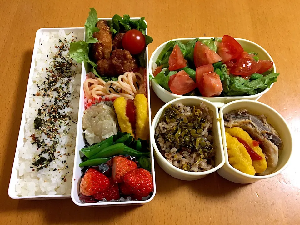 今日のお弁当♡2018.3.19.|kimikimiさん