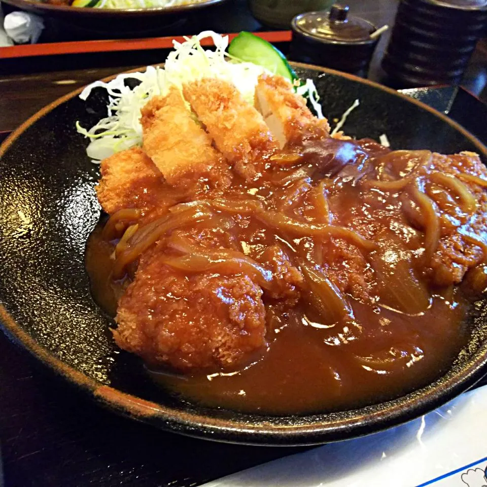 最近始めました、数量限定 ハヤシチキンカツ定食|大石さん