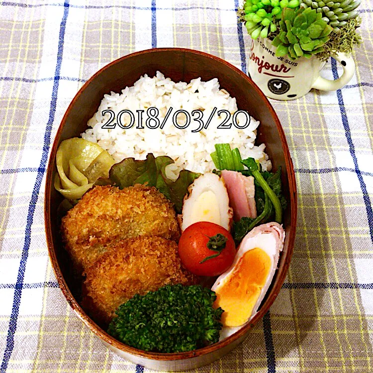 2018/03/20❤︎今日のお弁当🍱|makkkkkoさん