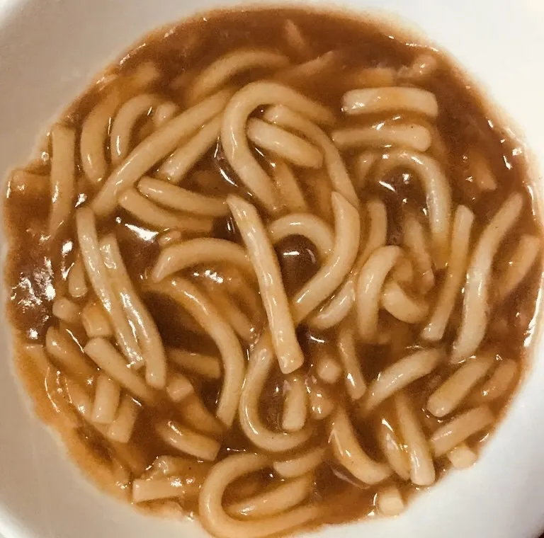 母親の介護食にカレーうどんを作って一緒に食べてみました|chibiikeさん