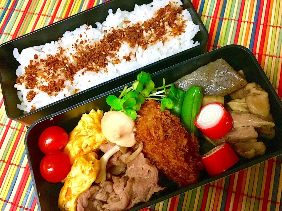 20180320🍱今日の旦那さん弁当🍱
 #旦那さん弁当  #にんべん|akiyo22さん