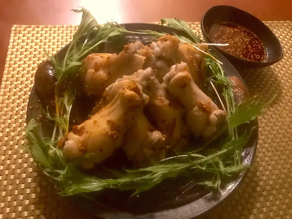 Snapdishの料理写真:口水鶏🐥TOTOLONNE's Chicken in Very Spicy Sause🔥徳之島ﾄﾄﾛﾝﾇさんのよだれ鶏〜|🌈Ami🍻さん