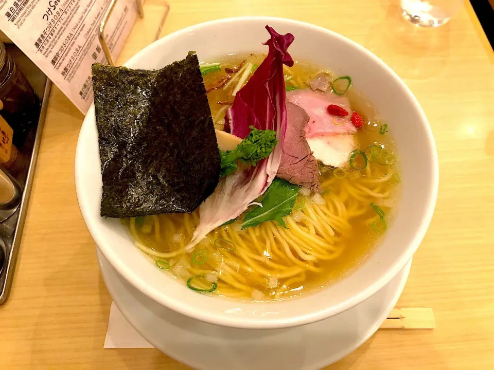 Snapdishの料理写真:塩煮干中華SOBA|hirotomoさん