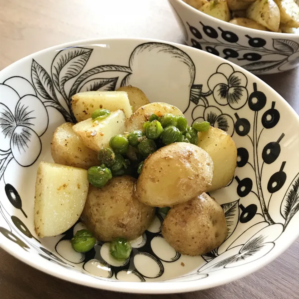 新じゃがとグリーンピースのクミン風味|麻紀子さん