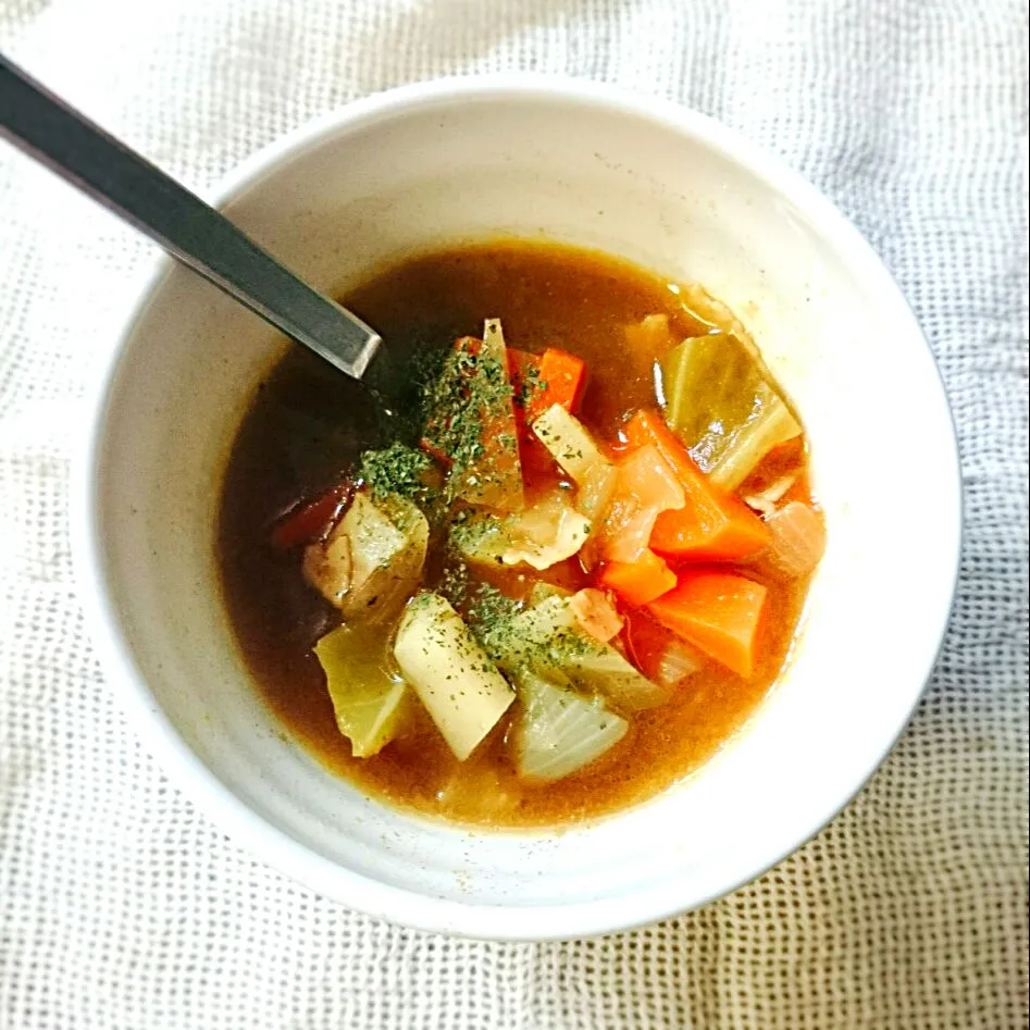 朝から野菜ましましカレースープ|jun(・x・)さん