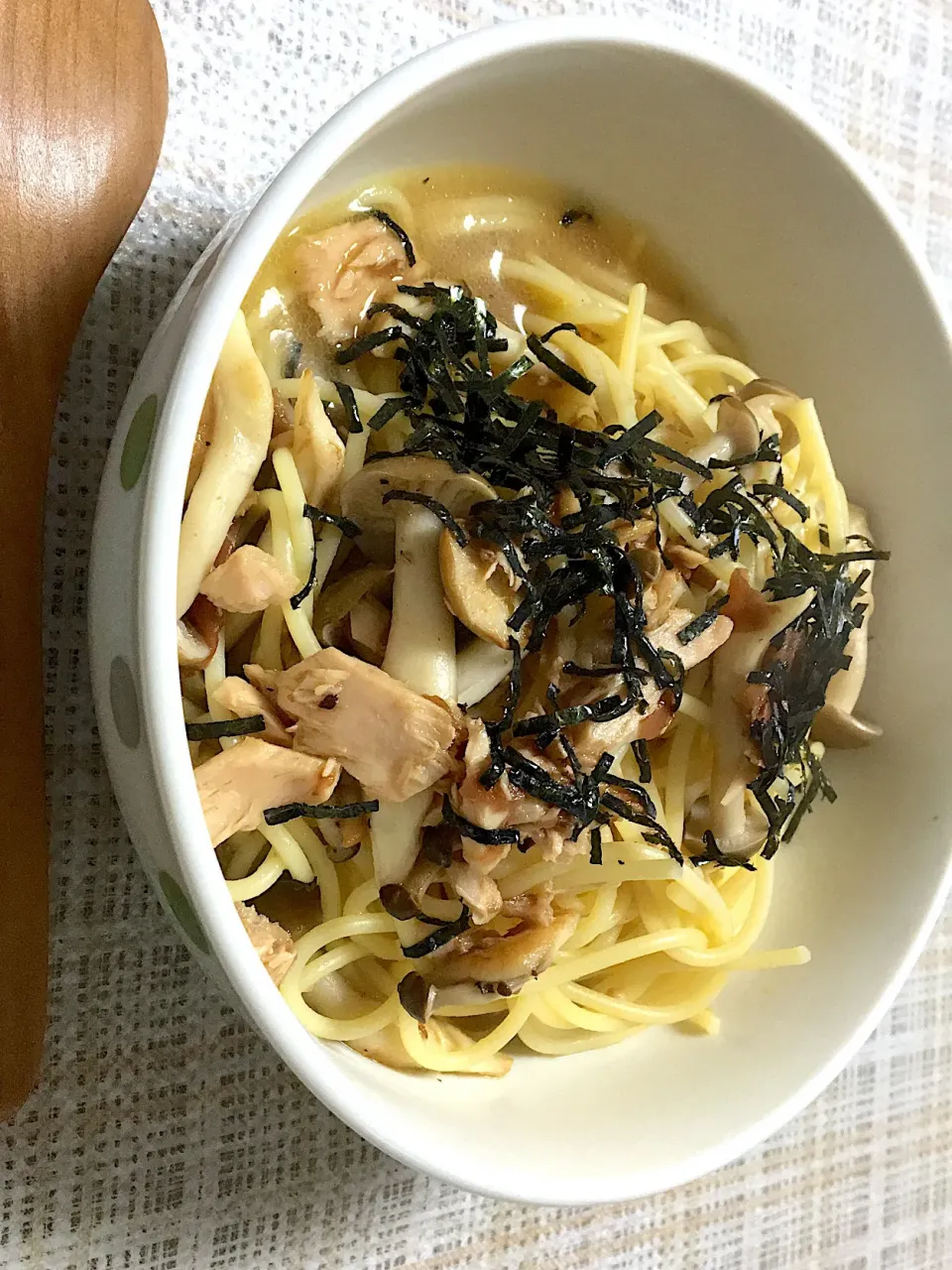 ツナと梅のスープパスタ|ひかさん