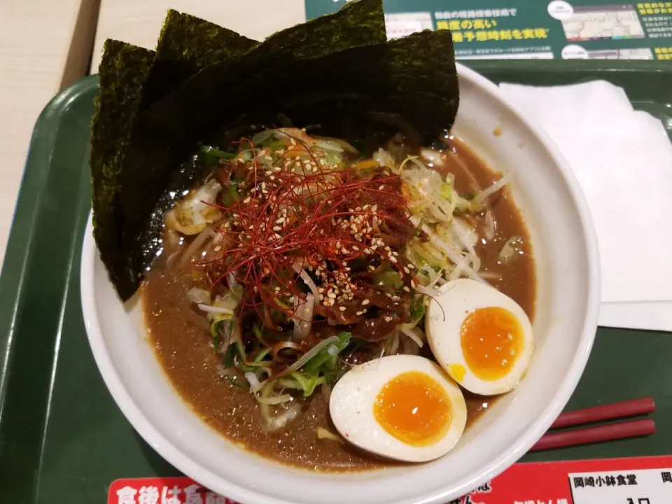 八丁味噌野菜のり玉ラーメン|Morito Kamiyaさん