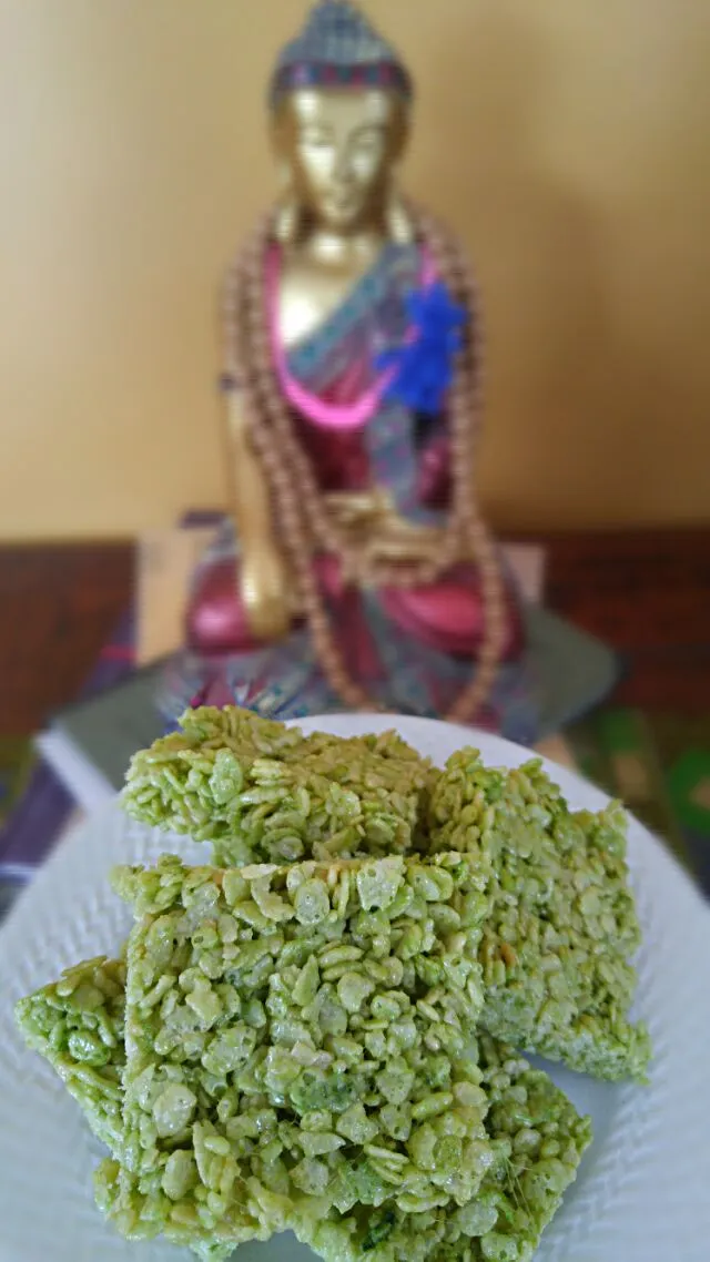 Matcha Rice Krispy Treats|Jiraphon Gさん