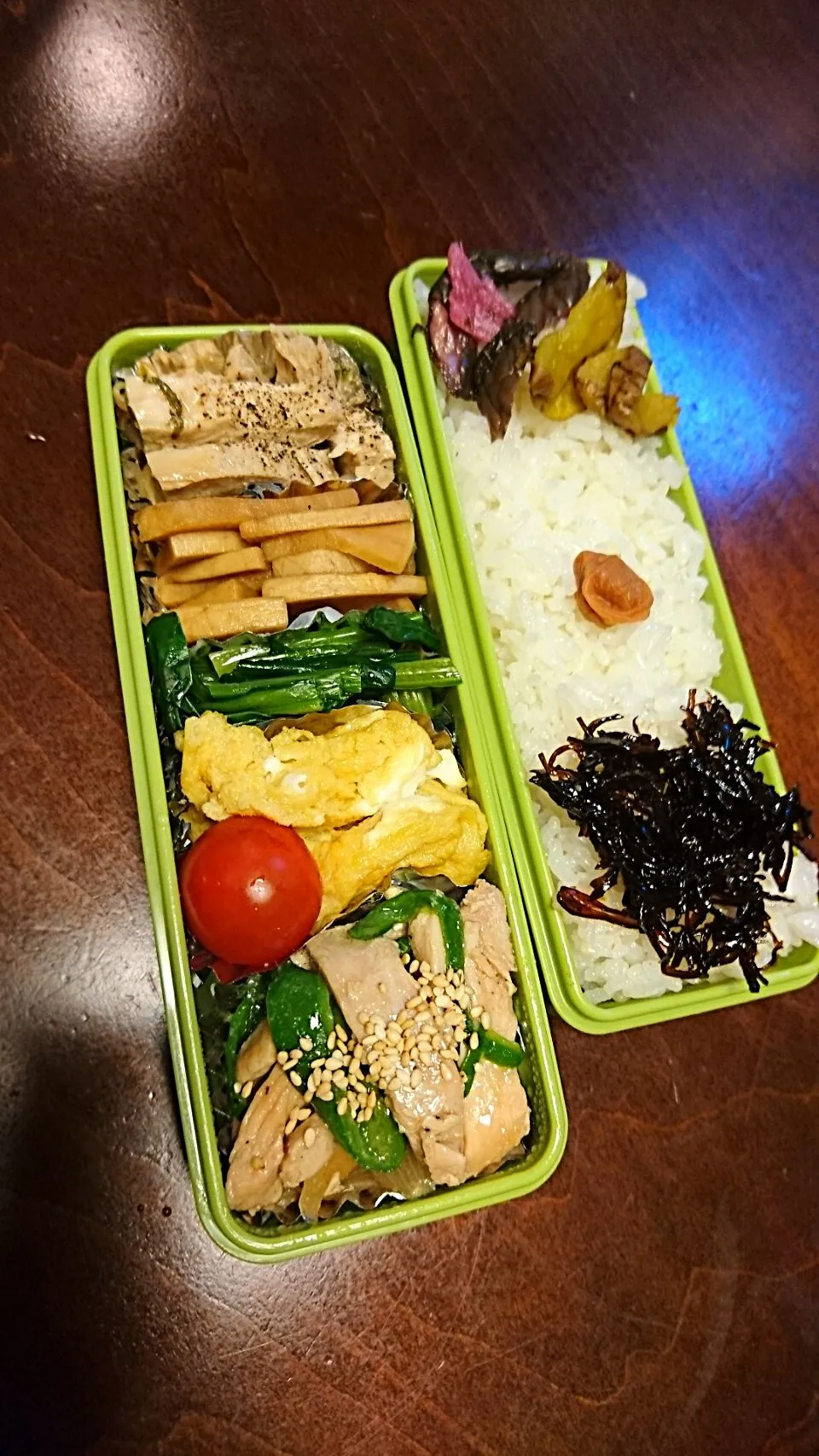 Snapdishの料理写真:鶏むね肉三昧弁当
 #今日のお弁当|りょーさん