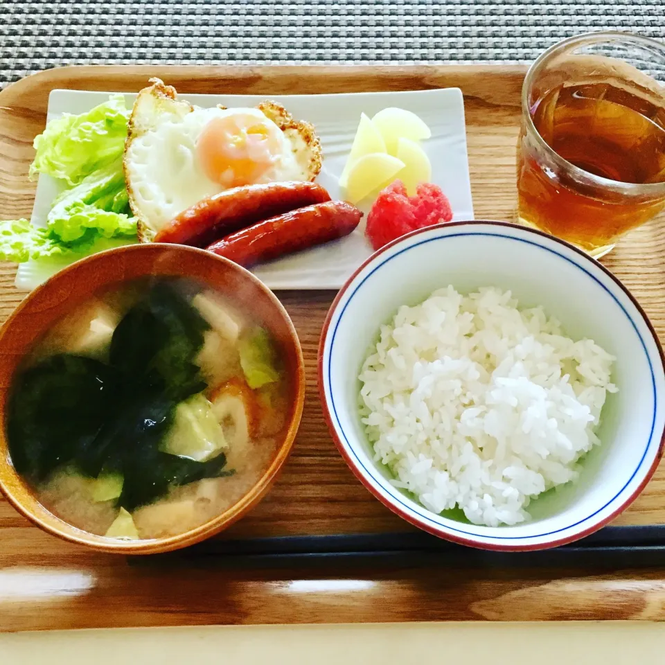 20180322🍴旦那さんの朝ごはん
#にんべん旨い味だし|akiyo22さん