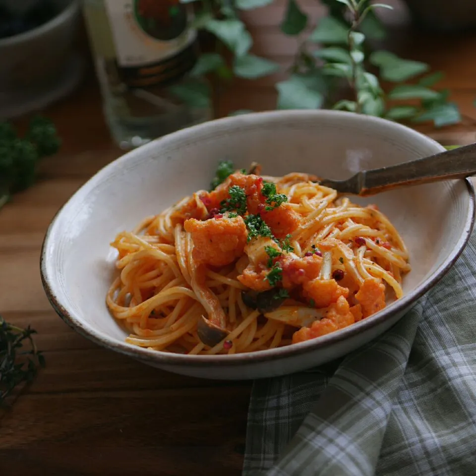 スパゲッティ・アラボッカ Spaghetti alla vodka|まちまちこさん