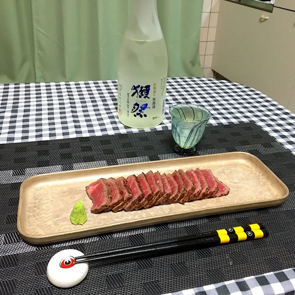 牛モモ肉の転がし焼き!  (^-^)|Kei Satoさん