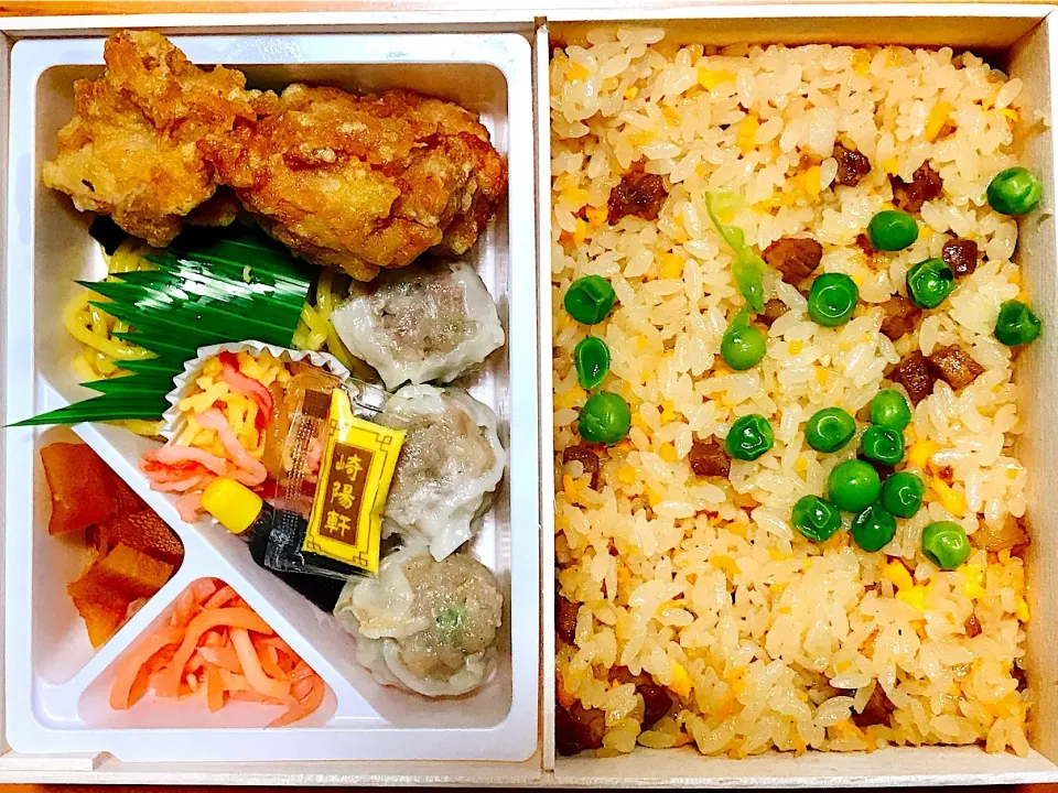 崎陽軒と言えば炒飯弁当😁🍱
 #崎陽軒  #炒飯弁当|ジイジさん