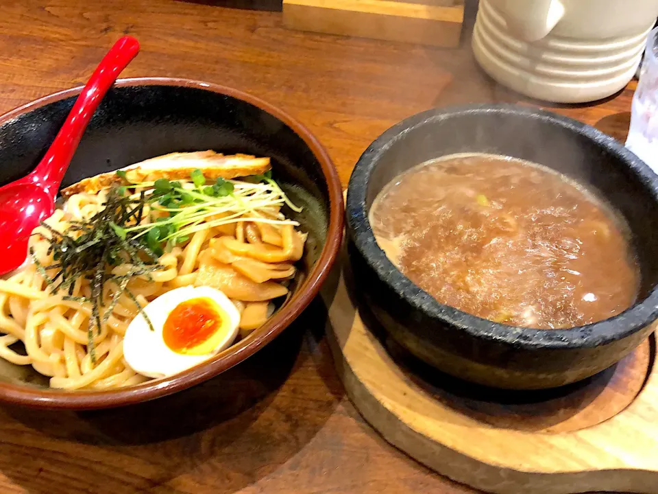 極太 石焼つけ麺 #石焼 #極太つけ麺|Shino88さん