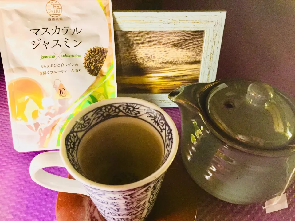 イライラしてる時に飲む、遊香茶館 マスカテルジャスミン|にゃふてんさん