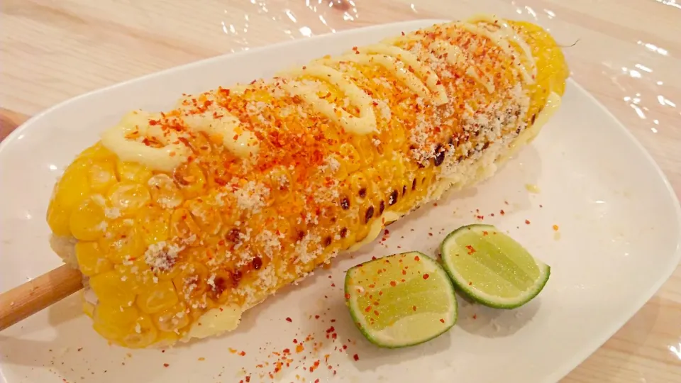 Elote - Mexican corn in cob #Cocina mexicana  #Mexican cuisine|Jorge Bernal Márquezさん