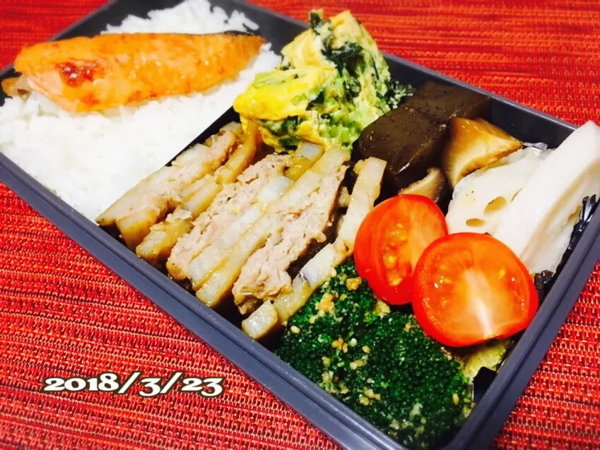 Snapdishの料理写真:旦那弁当( ´͈ ᗨ `͈ )◞♡⃛|じゅんけさん