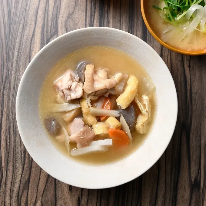 鶏肉と根菜の味噌󠄀汁|ひかり味噌株式会社さん