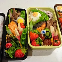 Snapdishの料理写真:小学校6年間サッカー⚽頑張ったね💕弁当|ニコさん