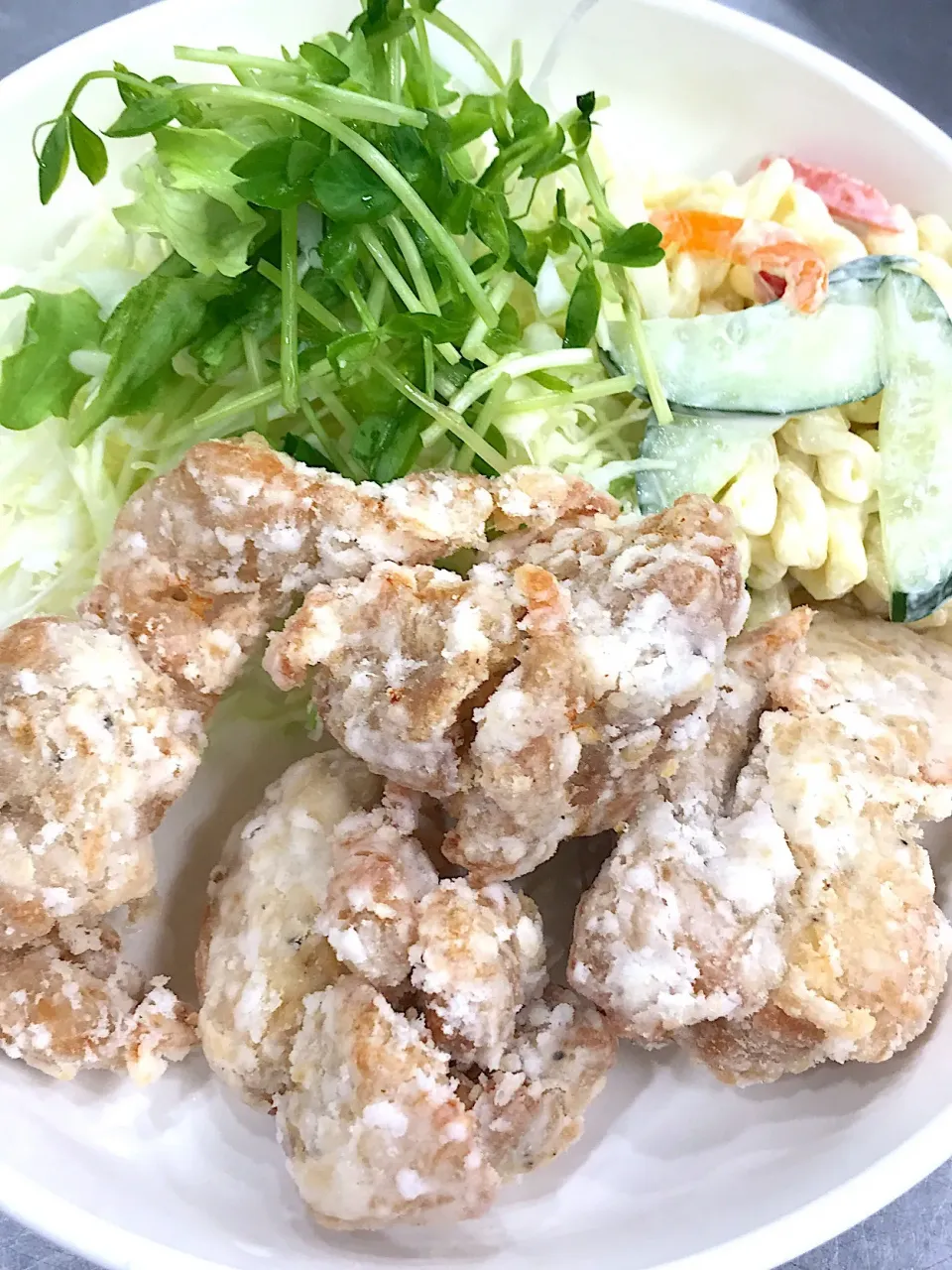 塩唐揚げ|学食おばちゃんさん