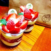 Snapdishの料理写真:イチゴティラミス🍓|あいさん