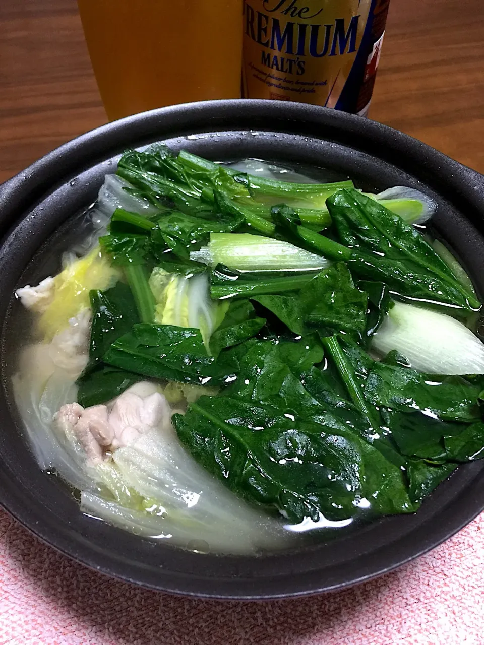 冷蔵庫の余り物で鍋🍲|ラックさん