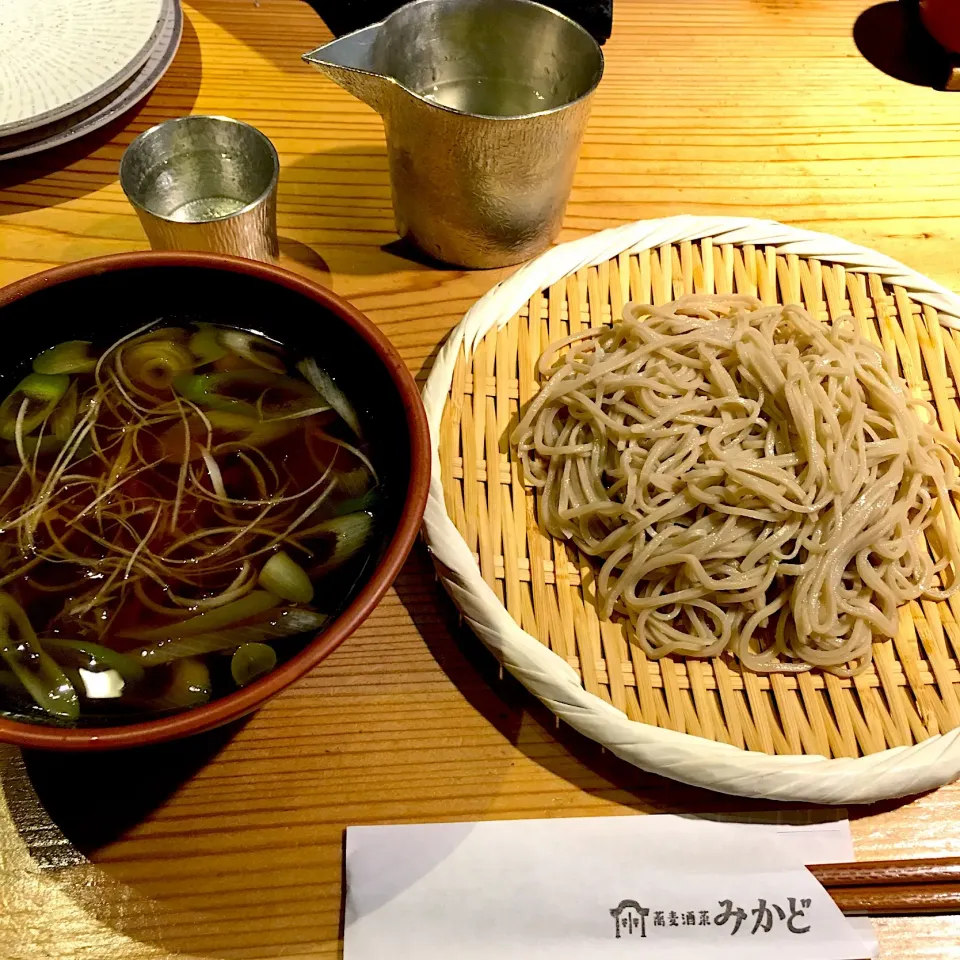 ひとり飲みの〆in大阪
 #ひとり飲み  #蕎麦  #鴨せいろ  #酒  #日本酒|Yoshinobu Nakagawaさん