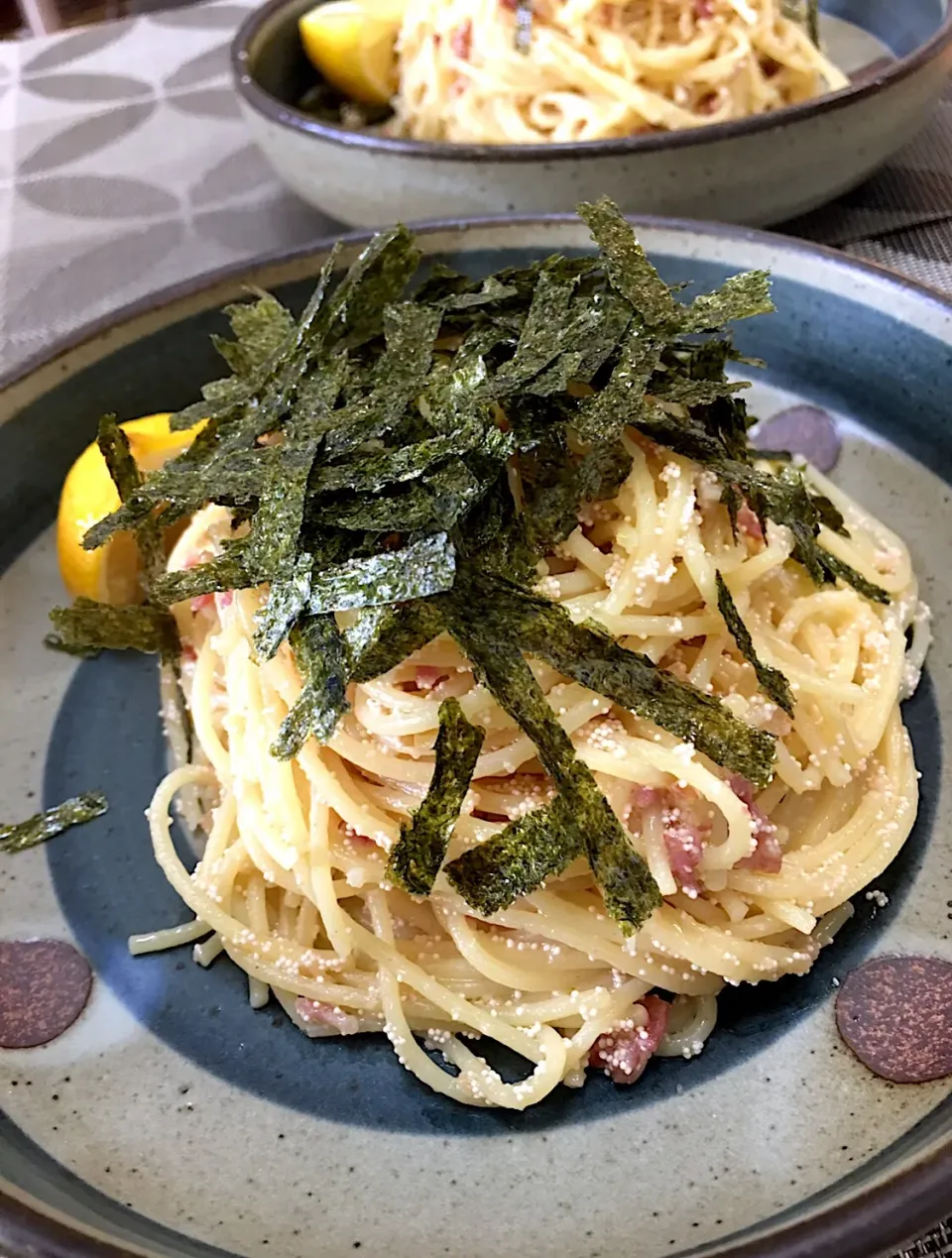 Snapdishの料理写真:朝からタラコパスタ🍝💨|MOMO-chan☻さん