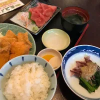 Snapdishの料理写真:#カジキマグロづくし定食|aki&haru&natsuさん