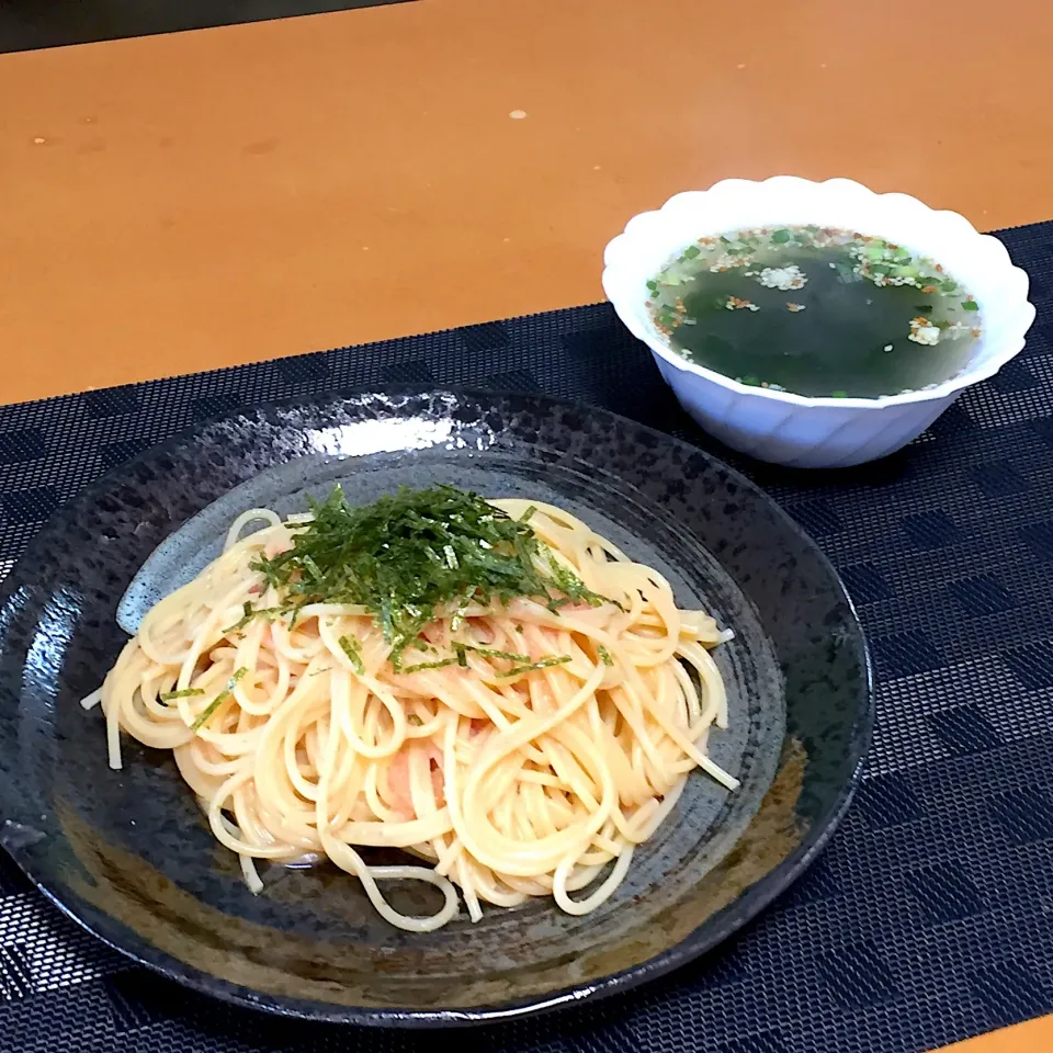 Snapdishの料理写真:明太子スパゲティ!  (^-^)|Kei Satoさん