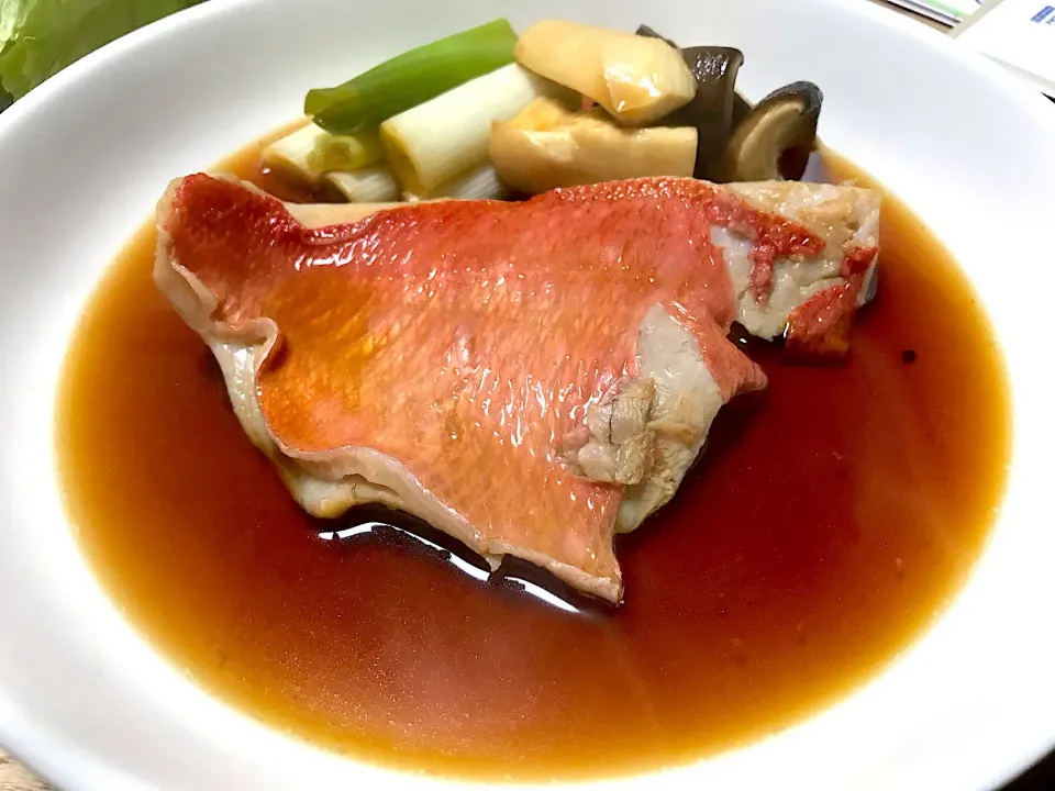 Snapdishの料理写真:煮ない煮魚 金目鯛
#キンメ #煮魚|さくたろうさん