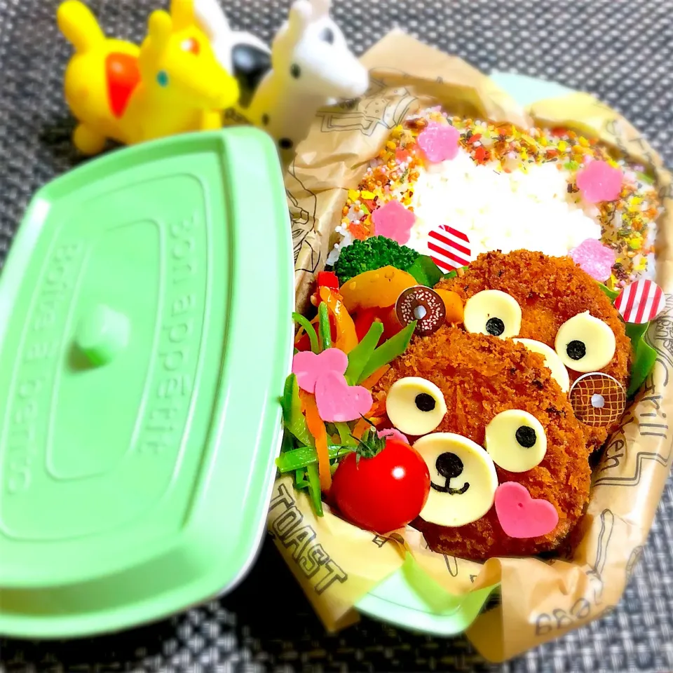 くまクリームコロッケ弁当|にゃるさん