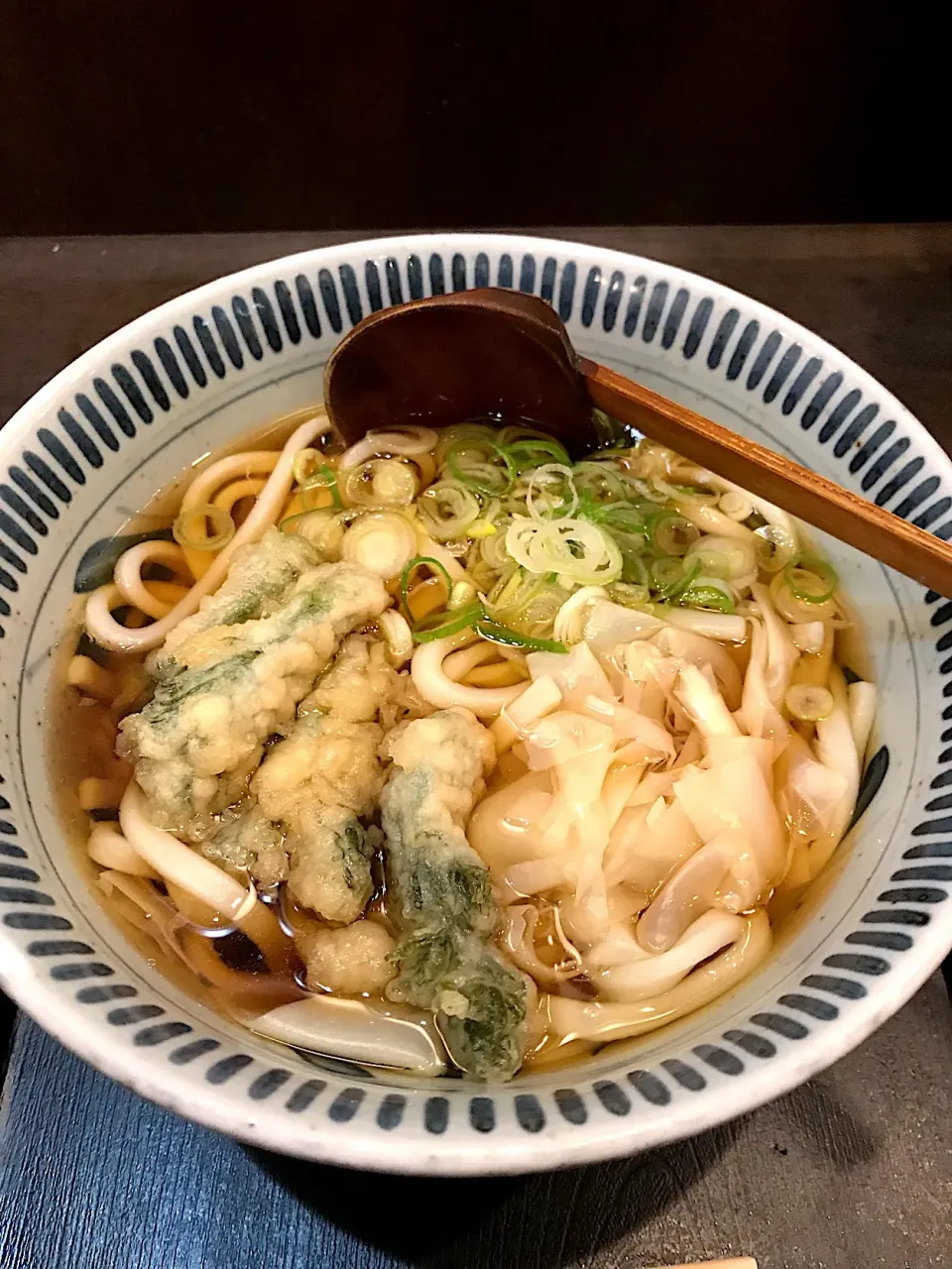 筍とタラの芽の天ぷらうどん|純さん