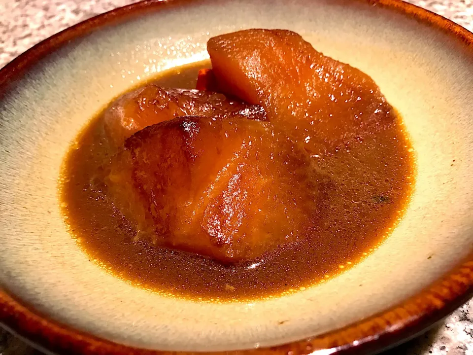 Braised radish in special sauce|Sky Blueさん