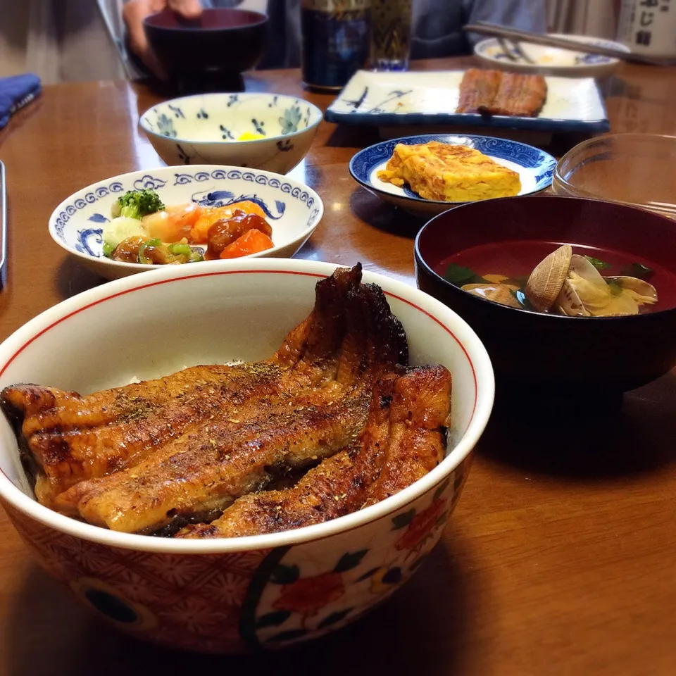 鰻丼 & あさりのお吸い物 2018.3.25|キラ姫さん