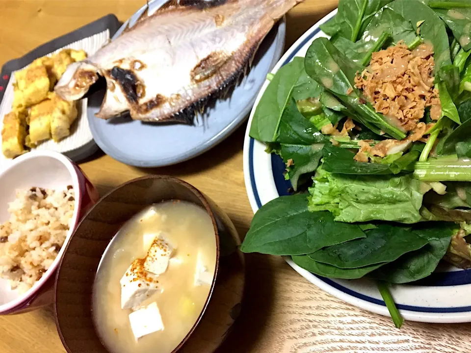 夜ご飯はとても美味しい和食♪|あやさん