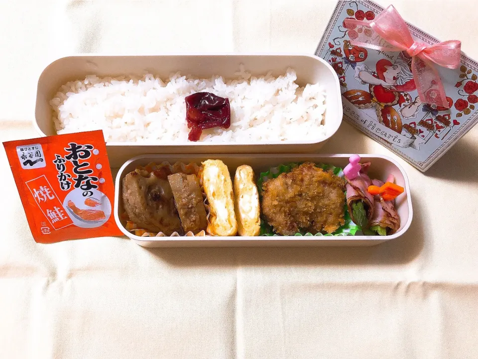 Snapdishの料理写真:2018/3/28(水) 夫弁当🎵|kiyominさん