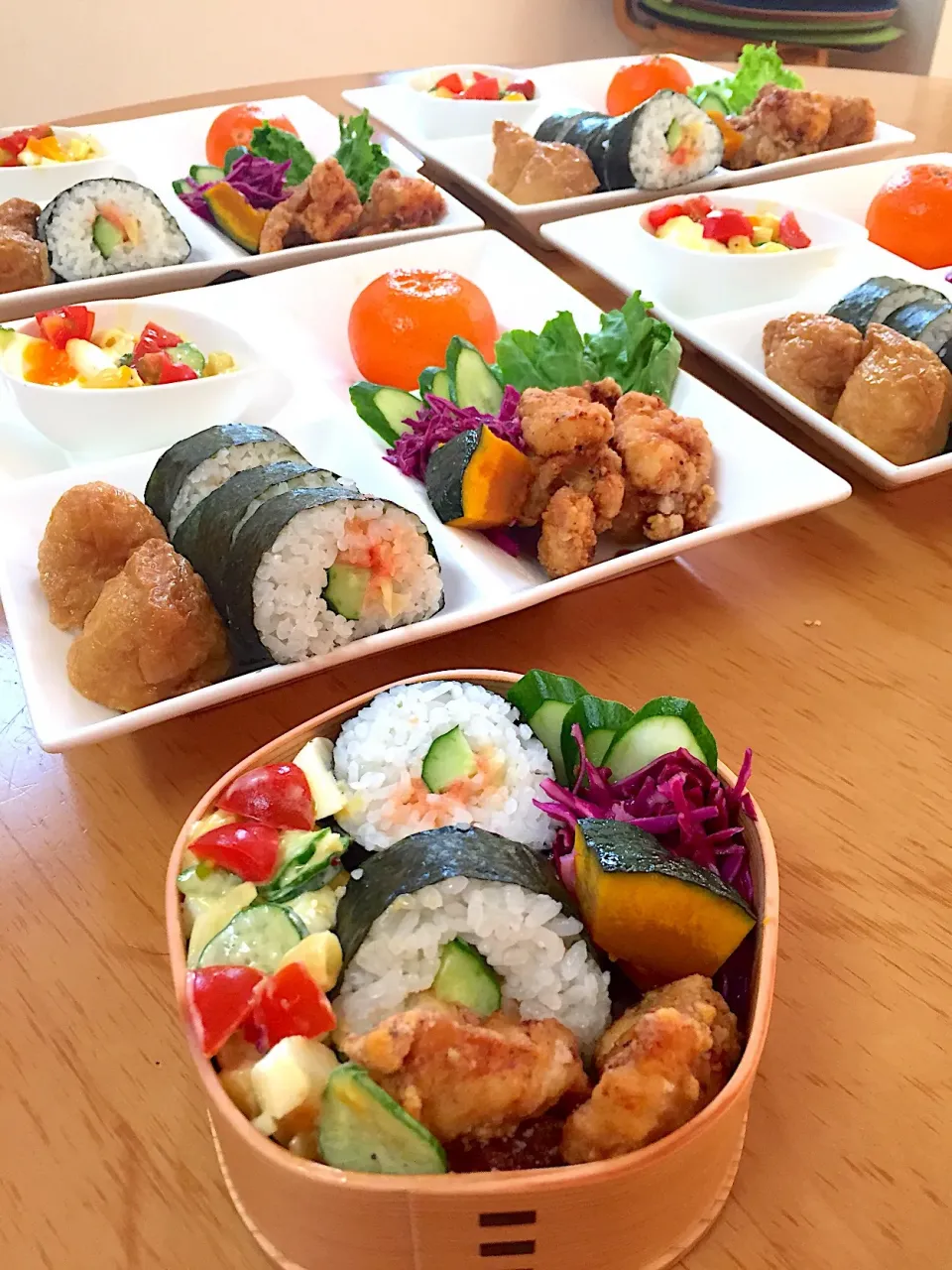 私お弁当🍱&お留守番ランチ🍴|ふみぃさん